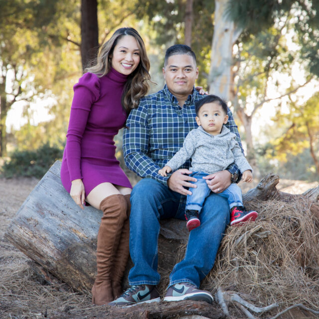 Family photo portrait in Presidio Park San Diego